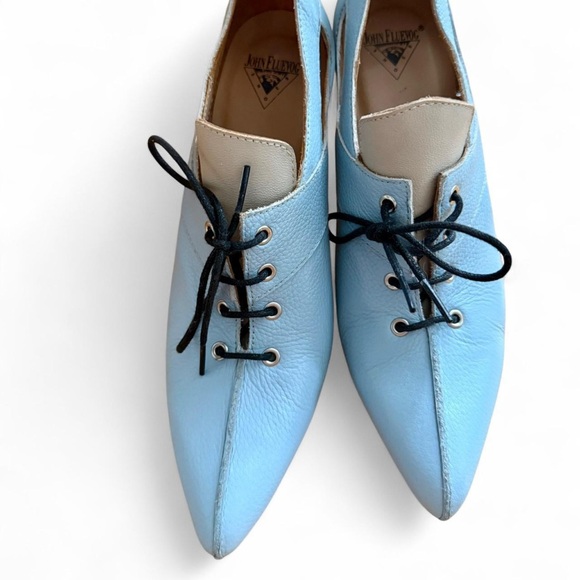 Baby Blue John Fluevog Pegasi Light Size 6 - Picture 9 of 13